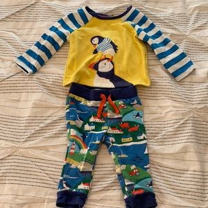 Baby Boden long sleeve outfit, size 3-6mo